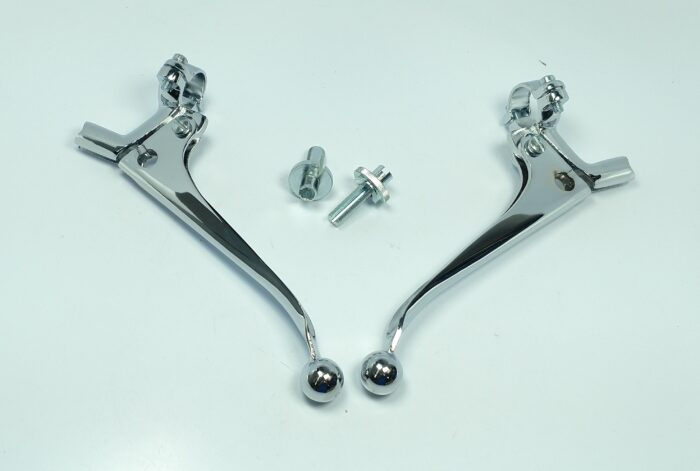 7/8" Brake & Clutch Lever Set - Ball End with Sliding Adjusters - Tawain - Image 4