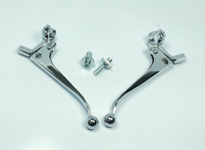 7/8" Brake & Clutch Lever Set - Ball End with Sliding Adjusters - Tawain - Image 3