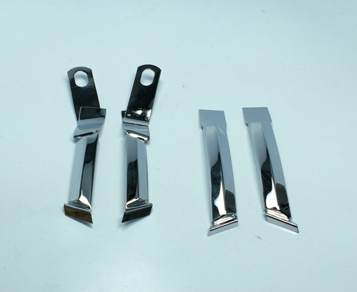 Tank Trim Set - 4 Piece - Triumph 3 Gallon Tank - 1957-63