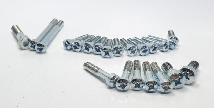 Pozi-Drive Screw Set - Primary and Gearbox - Triumph - 650cc - 1963-68 - UK