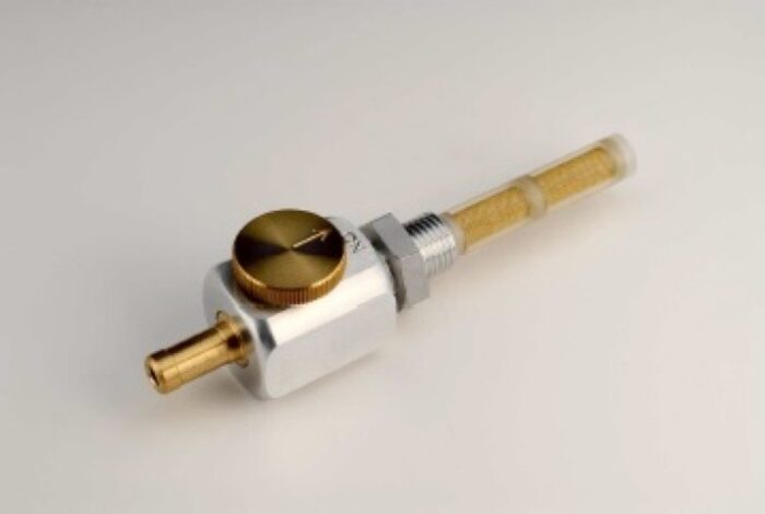 Alloy Body Main Petcock - 1/4 x 19BSP - Straight Outlet Spigot - USA