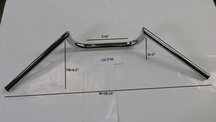 Clubman Style Handlebar - 7/8" Diameter - Taiwan - Image 2