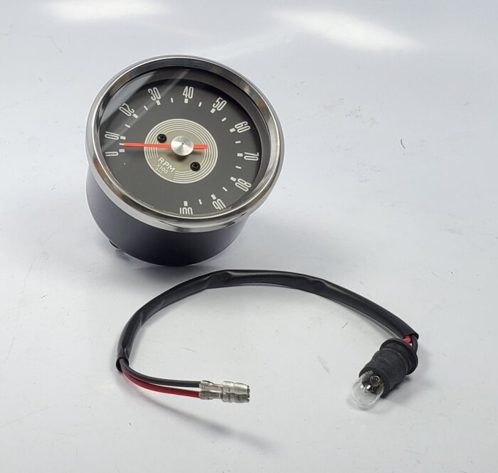 Tachometer - Grey Face - 3:1 Ratio - Taiwan - EMGO