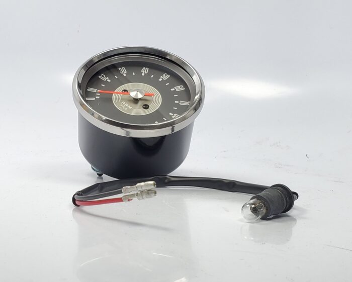 Tachometer - Grey Face - 3:1 Ratio - Taiwan - EMGO - Image 4