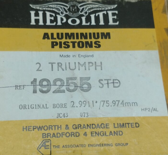71-3676 - Standard Size - Made in England - Hepolite - Image 4