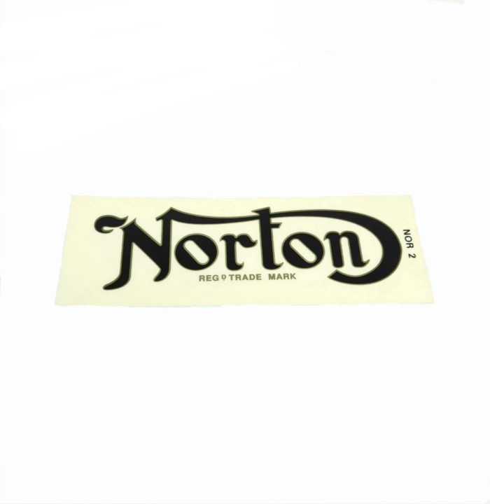 Norton Logo Decal - Gold