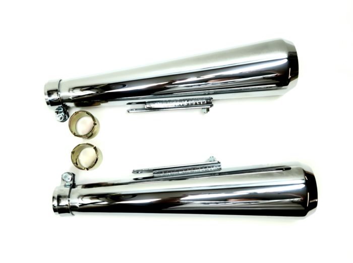 Reverse Cone Shorty Muffler Set - Taiwan - EMGO - Image 2