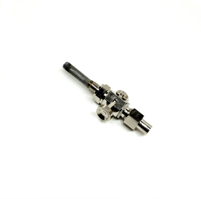 Push/Pull Petcock - 1/8" x 1/4" - Nickel