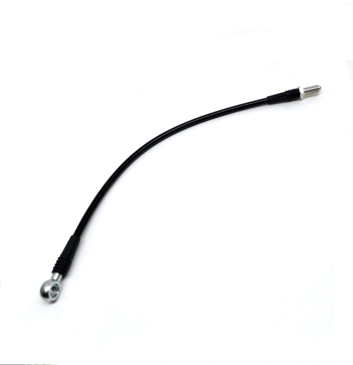 60-7174 - Black Coated Braided Stainless Steel - USA