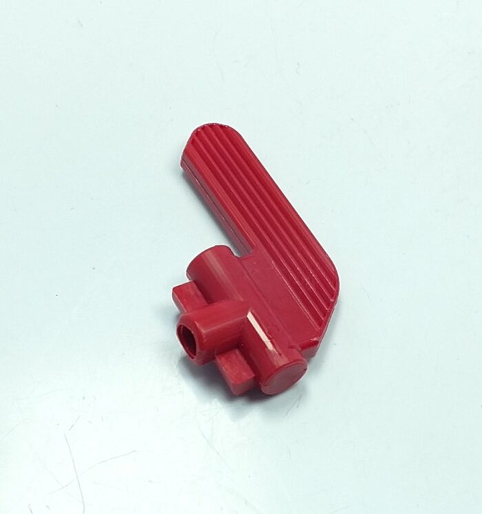 Hi / Lo Switch Housing Arm - Red Plastic - Made in USA - Image 2