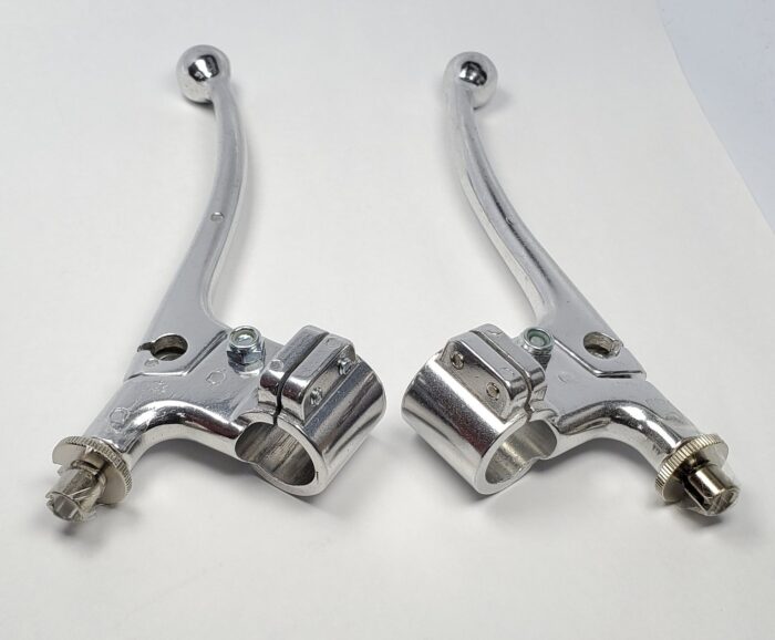 Alloy Brake and Clutch Lever Assemblies - 7/8" - Sliding Adjuster - Image 3