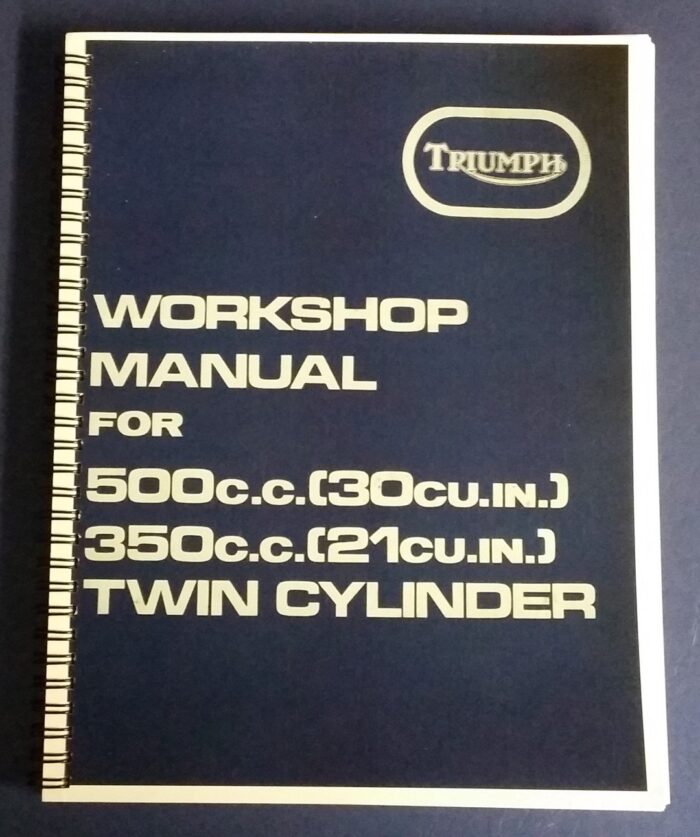 Triumph 500cc & 350cc Twins - 1963-74 Service Manual - Reprint