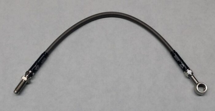 60-7174 - Clear Coated Braided Stainless Steel - USA