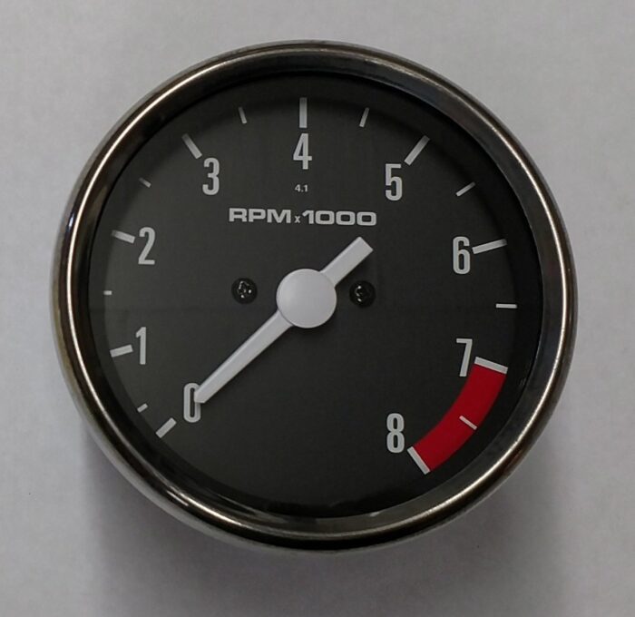 Tachometer - Grey Face - 4:1 Ratio - Taiwan - EMGO