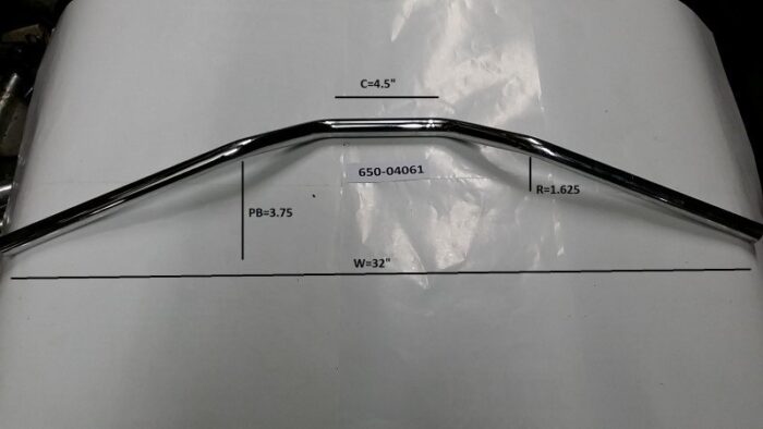 Low Cafe Style Handlebar - 7/8" - Image 2