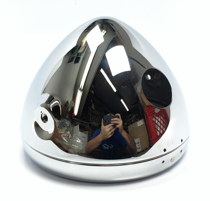 99-7098AT - Universal 7" Headlight Shell - No Holes on Top - Taiwan - Image 4