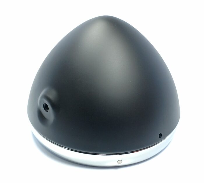 99-7098BT - 7" Black Universal Headlight Shell - Taiwan - EMGO