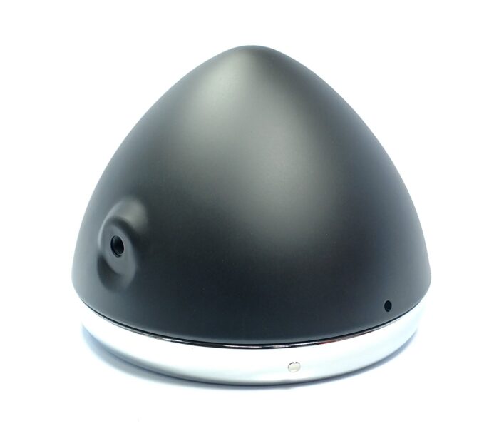 99-7098BT - 7" Black Universal Headlight Shell - Taiwan - EMGO - Image 2