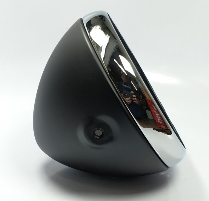 99-7098BT - 7" Black Universal Headlight Shell - Taiwan - EMGO - Image 3