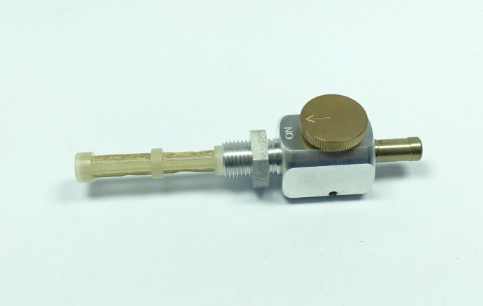 Alloy Body Reserve Petcock - 1/4" x 19BSP Threads - Straight Outlet Spigot - USA - Image 2