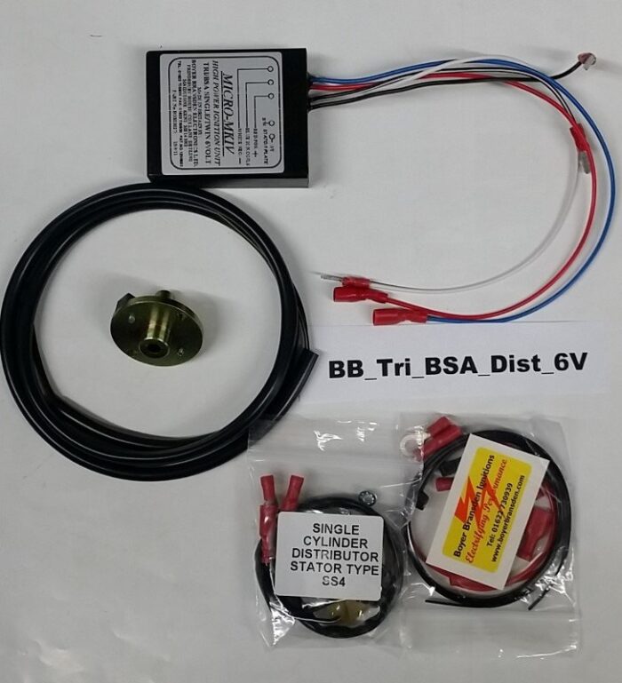 Boyer Bransden Electronic Ignition Kit - BSA & Triumph Singles with 6 Volt Distributor