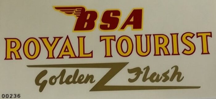 BSA Royal Tourist Golden Flash Decal