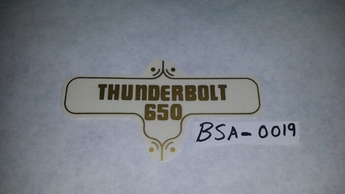 BSA Thunderbolt 650 Decal