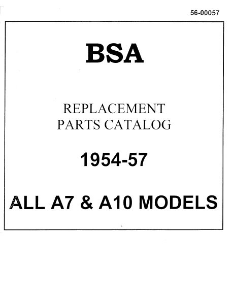 bsa a10 spares