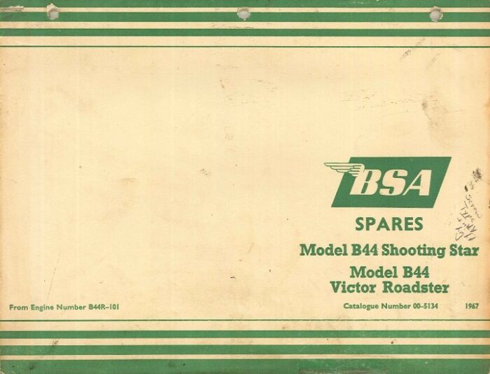 BSA 1967 B44 Victor Roadster