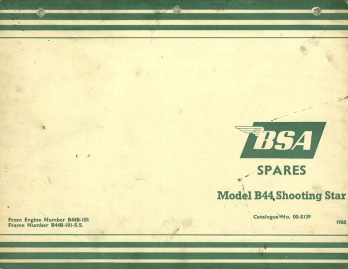 BSA 1968 B44 Shooting Star