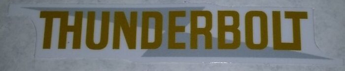 BSA Thunderbolt Decal