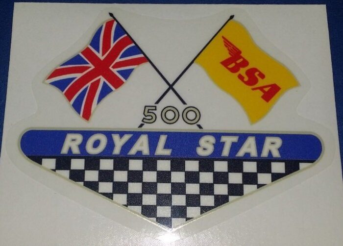 BSA "500 Royal Star" Decal