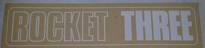 BSA Rocket Three Decal - 6" x 1-1/2"