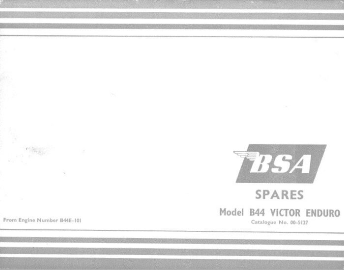 BSA 1966 B44 Victor Enduro