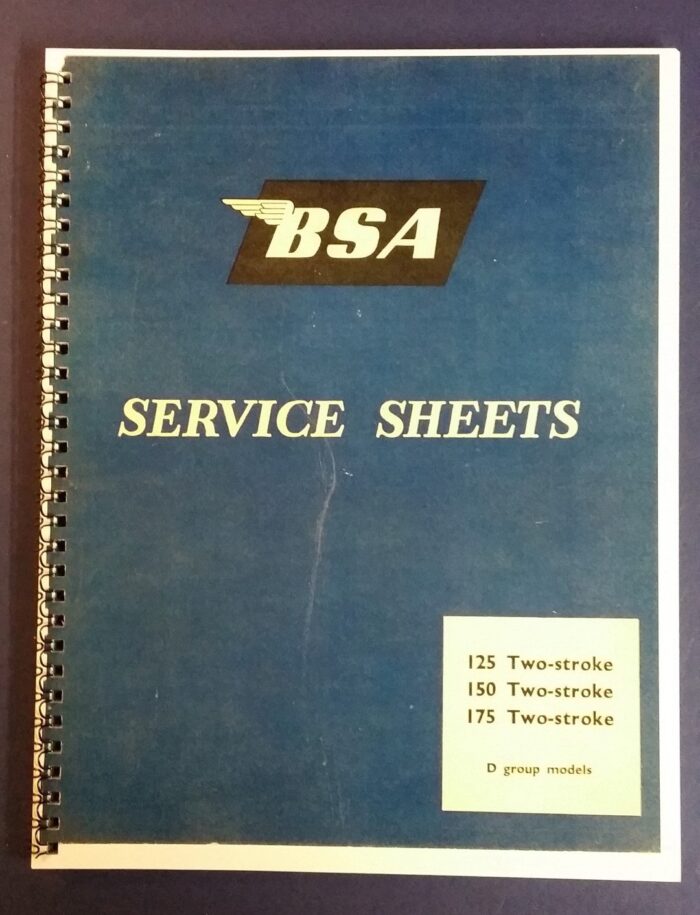 BSA Service Manual - D Group - 125cc, 150cc and 175 Two Stroke