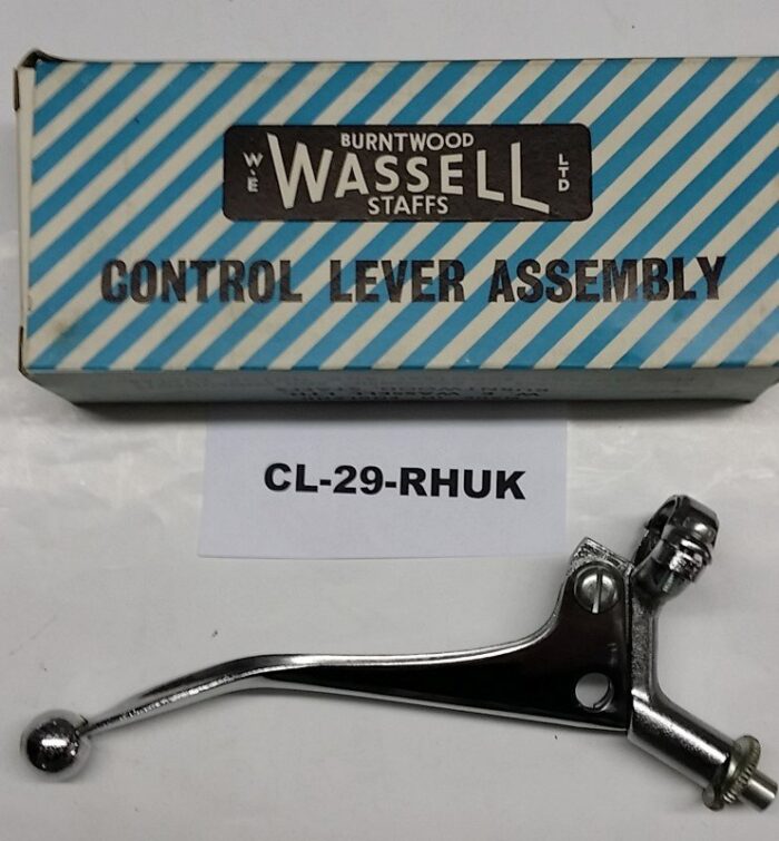 Brake Lever Assembly - 7/8" Diameter - Ball End - Sliding Adjuster - UK