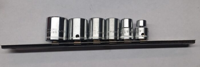 Whitworth Socket Set - 6 Piece - 12 Point - 3/8" Drive CS-0388S