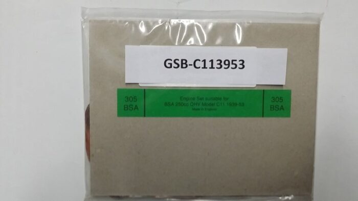 Engine Gasket Set - BSA C11 - 250cc - 1939-53 - Image 2
