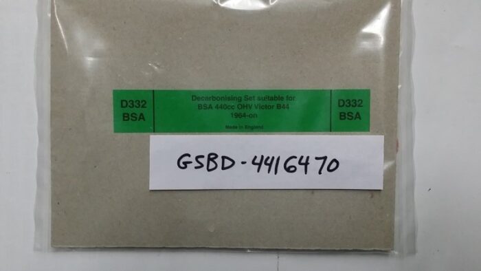 Top End Gasket Set - BSA B44 - 1964-70 - Image 2
