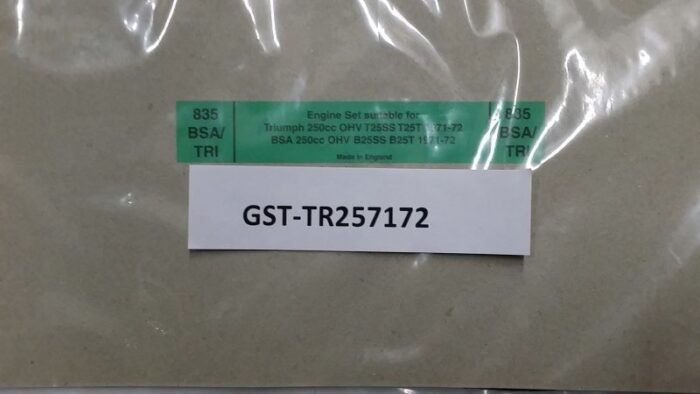 Engine Gasket Set - 250cc - Triumph T25 & BSA B25 - 1971-72 - Image 2
