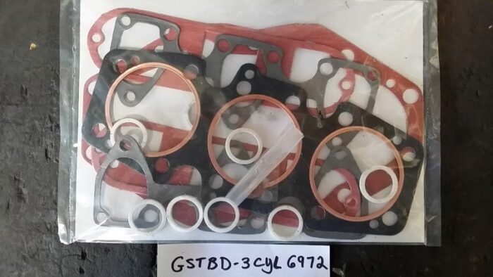 Top End Engine Gasket Set - 3 Cylinder Engines - 750cc Triples - Triumph & BSA - 1969-72