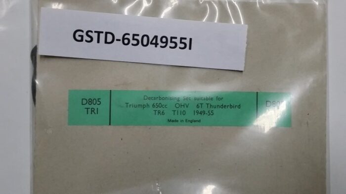 Top End Gasket Set - Triumph 650cc Twin - 1949-55 - Image 2