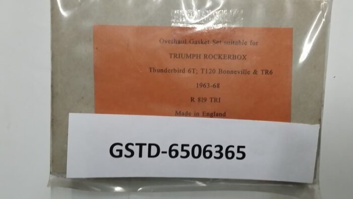 Top End Engine Gasket Set - Triumph 650cc Twin - 1963-65 - Image 2