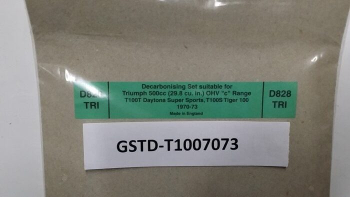 Top End Engine Gasket Set - Triumph 500cc Twin - T100 - 1970-73 - Image 2