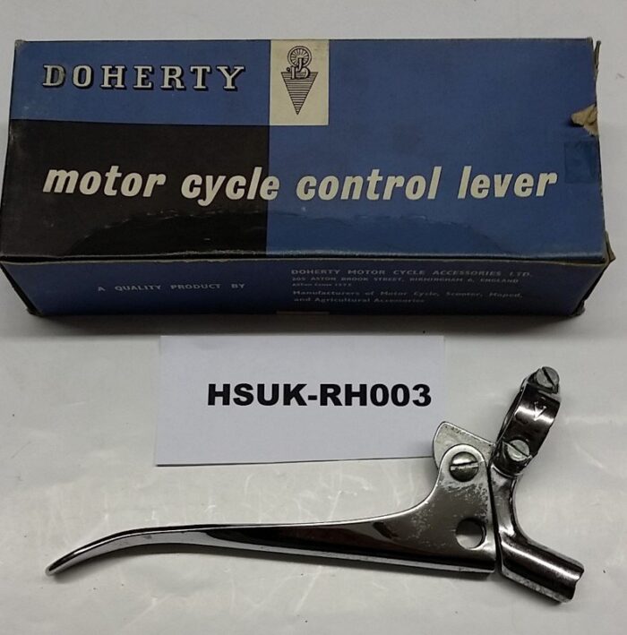 Brake Lever Assembly - 7/8" Diameter - Blade End - Sliding Adjuster - Horizontal Split - UK
