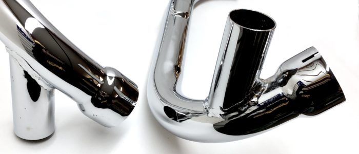 71-2753 / 71-2756 - Exhaust Pipe Set - "Push-over" Style - Image 2