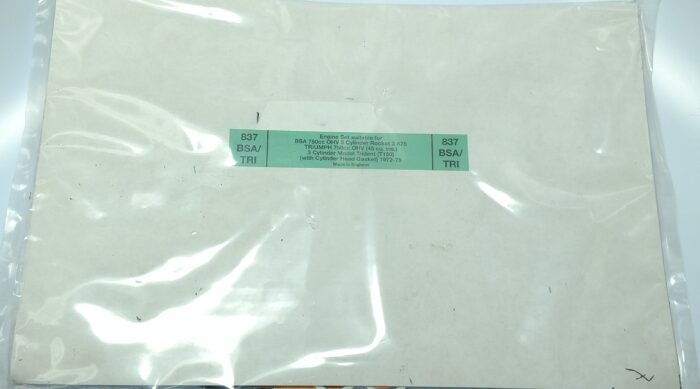Engine Gasket Set - 3 Cylinder 750cc - Triumph T150 Trident - BSA A75 Rocket 3 - 1969-74 - Image 2