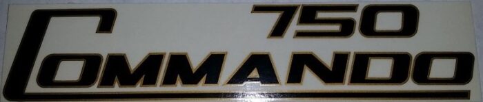 Norton "750 Commando" Decal - Black
