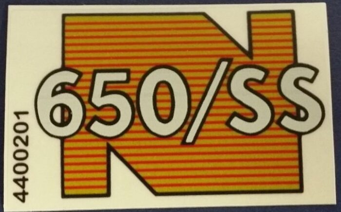 Norton "N" 650/SS Decal