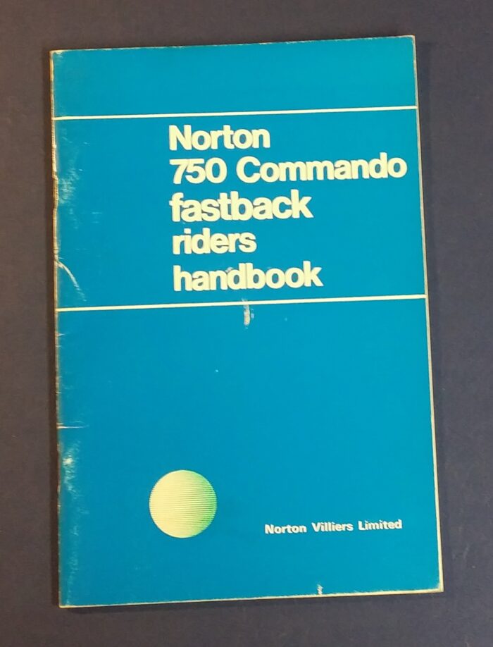 Norton 750 Commando Riders Handbook